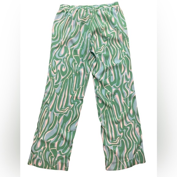 Lilly Pulitzer Cambridge Palazzo Finders Keepers Pants | Size Medium - Picture 4 of 8